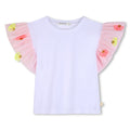 BillieblushTulle Sleeves T-ShirtSAVANNA