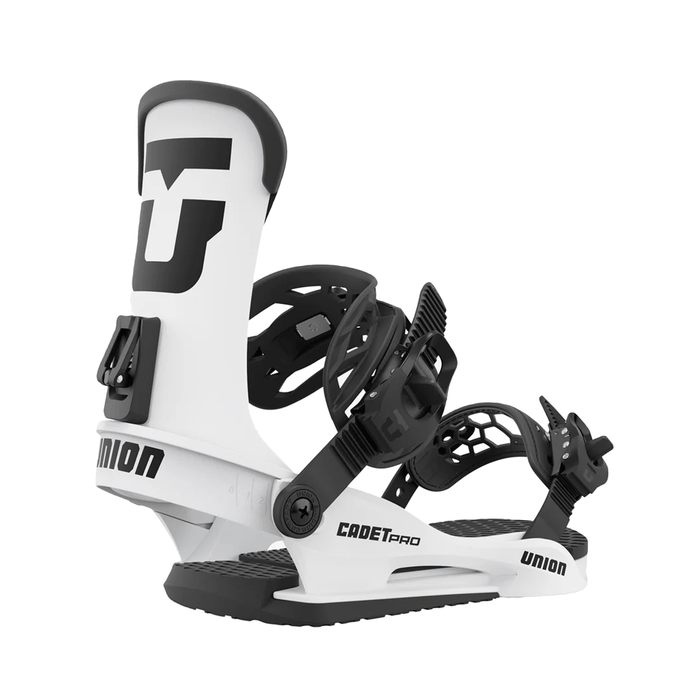 Union Kid's Cadet Pro Snowboard Bindings 2024 White
