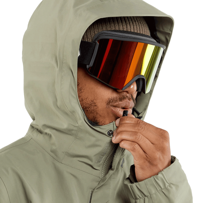 Volcom Men's L Gore-tex Jacket 2024 Light Military