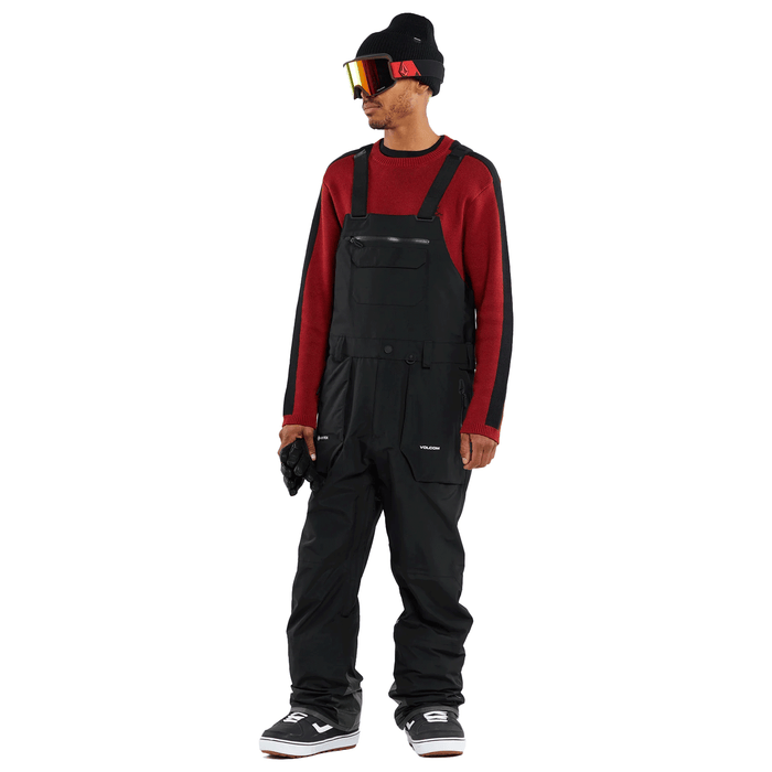 Volcom Men's Rain Gore-tex Overall Bib Pant 2024 Black