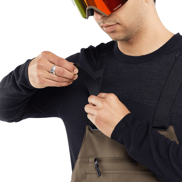 Volcom Men's Roan Overall Bib Pant 2024 Teak