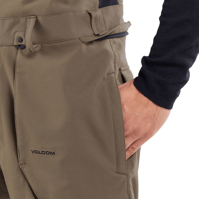Volcom Men's Roan Overall Bib Pant 2024 Teak