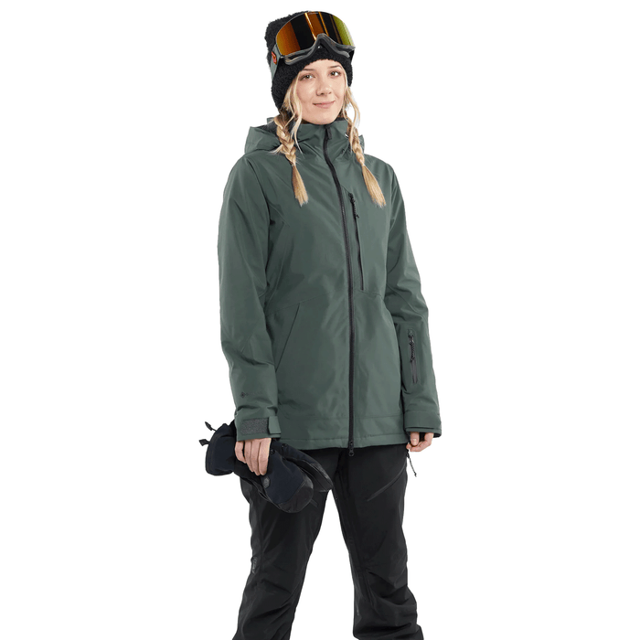 Volcom Women's 3D Stretch Gore-tex Jacket 2024 Eucalyptus