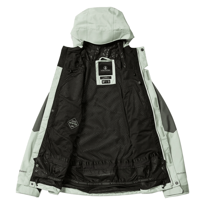 Volcom Women's Aris Insulated Gore-tex Jacket 2024 Sage Frost