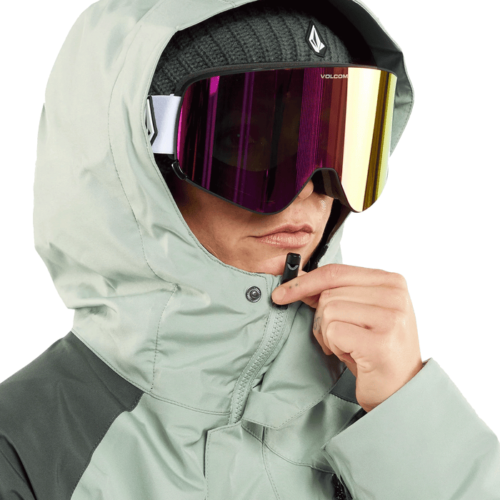 Volcom Women's Aris Insulated Gore-tex Jacket 2024 Sage Frost