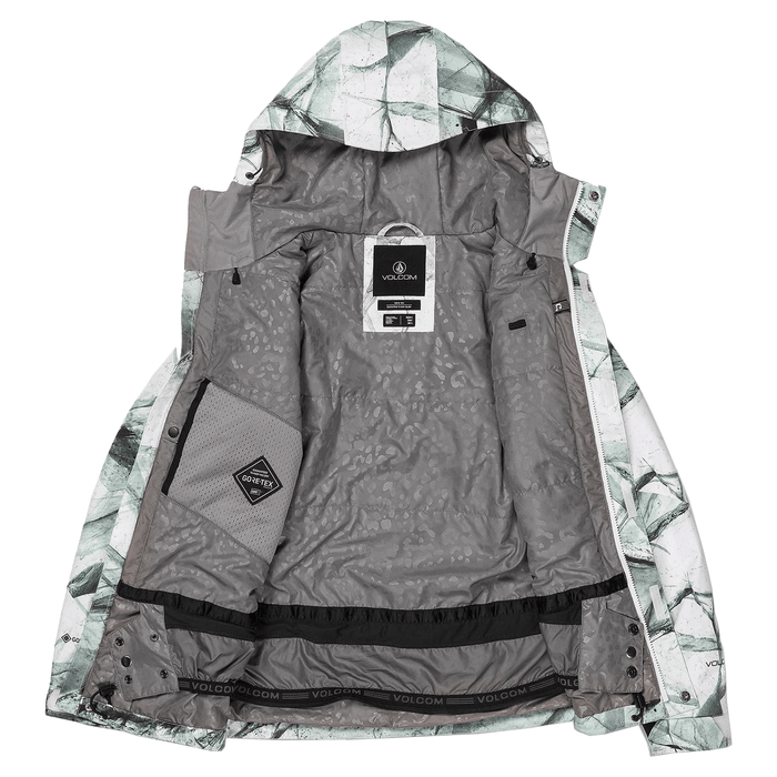 Volcom Women's Aris Insulated Gore-tex Jacket 2024 White Ice