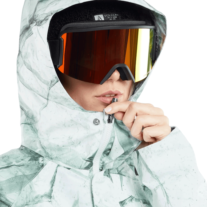 Volcom Women's Aris Insulated Gore-tex Jacket 2024 White Ice