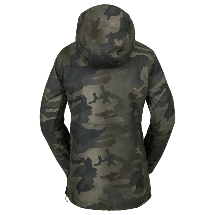 Volcom Women's Ashfield Pullover Jacket 2024 Cloudwash Camo