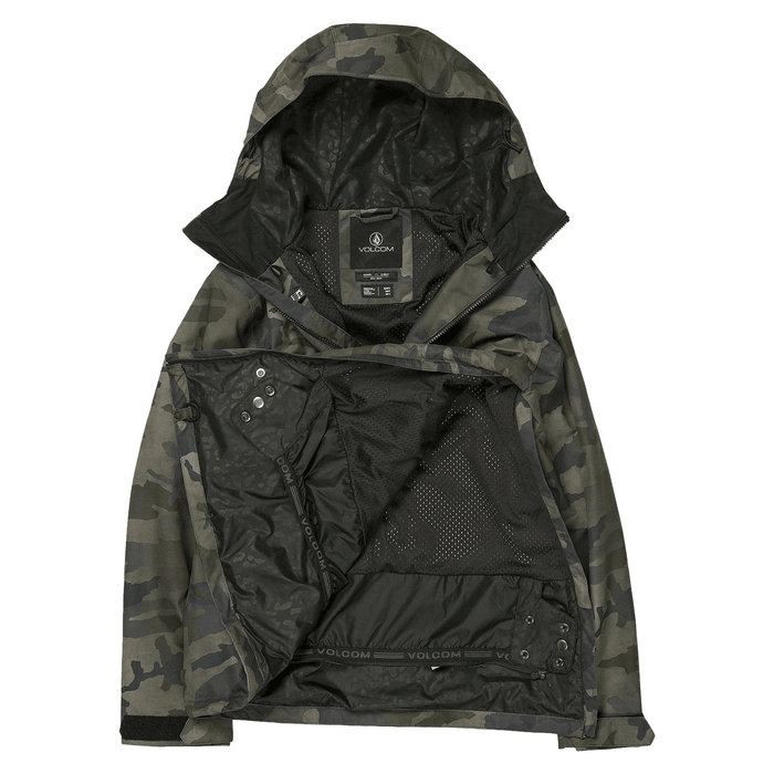 Volcom Women's Ashfield Pullover Jacket 2024 Cloudwash Camo