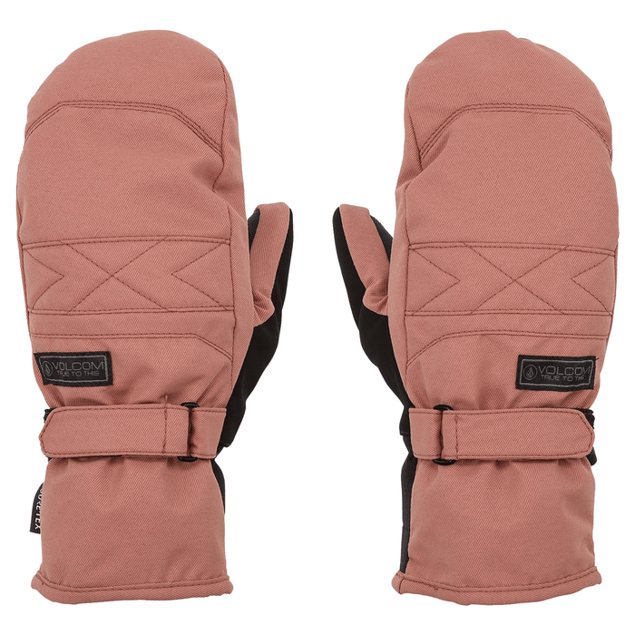 Volcom Women's Peep Gore-tex Mitt Earth Pink