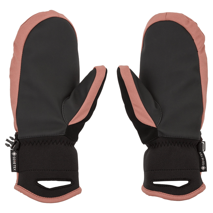 Volcom Women's Peep Gore-tex Mitt Earth Pink