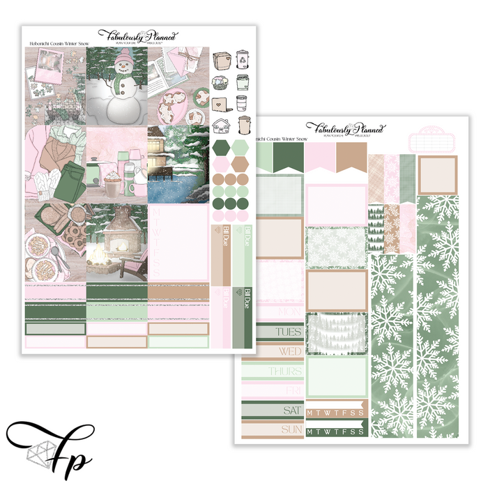 Winter Snow - Hobonichi Cousin Kit